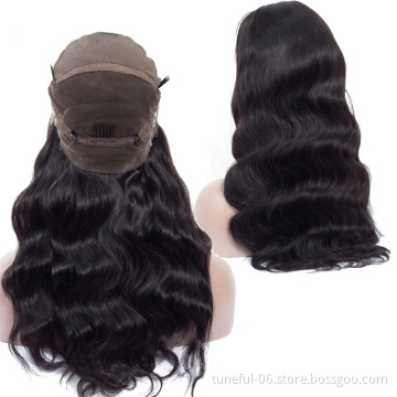 Wholesale 100% Brazilian Human Hair Hd Transparent Swiss Full Lace Wig Curly Cuticle Aligned Lace Front Wig 360 Lace Frontal Wig